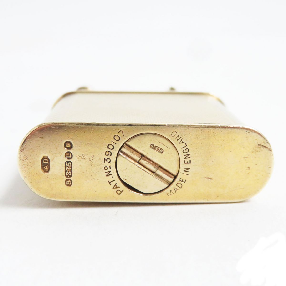 Dunhill K9 Hammer Oil Lighter Vintage Gold