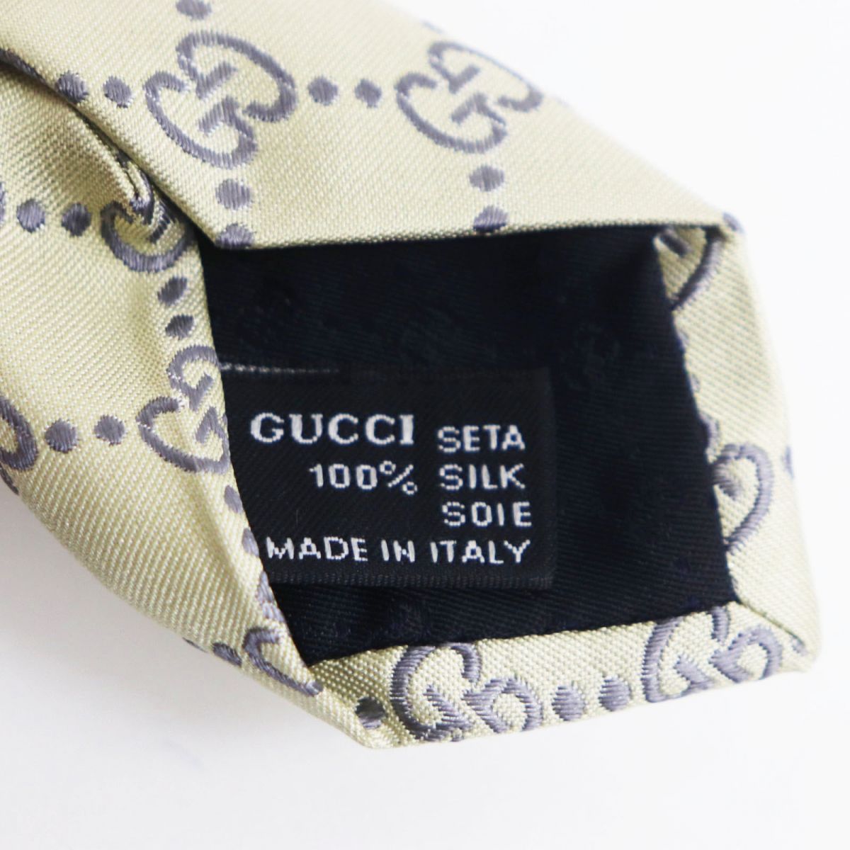 Gucci Interlocking G Silk Jacquard Tie