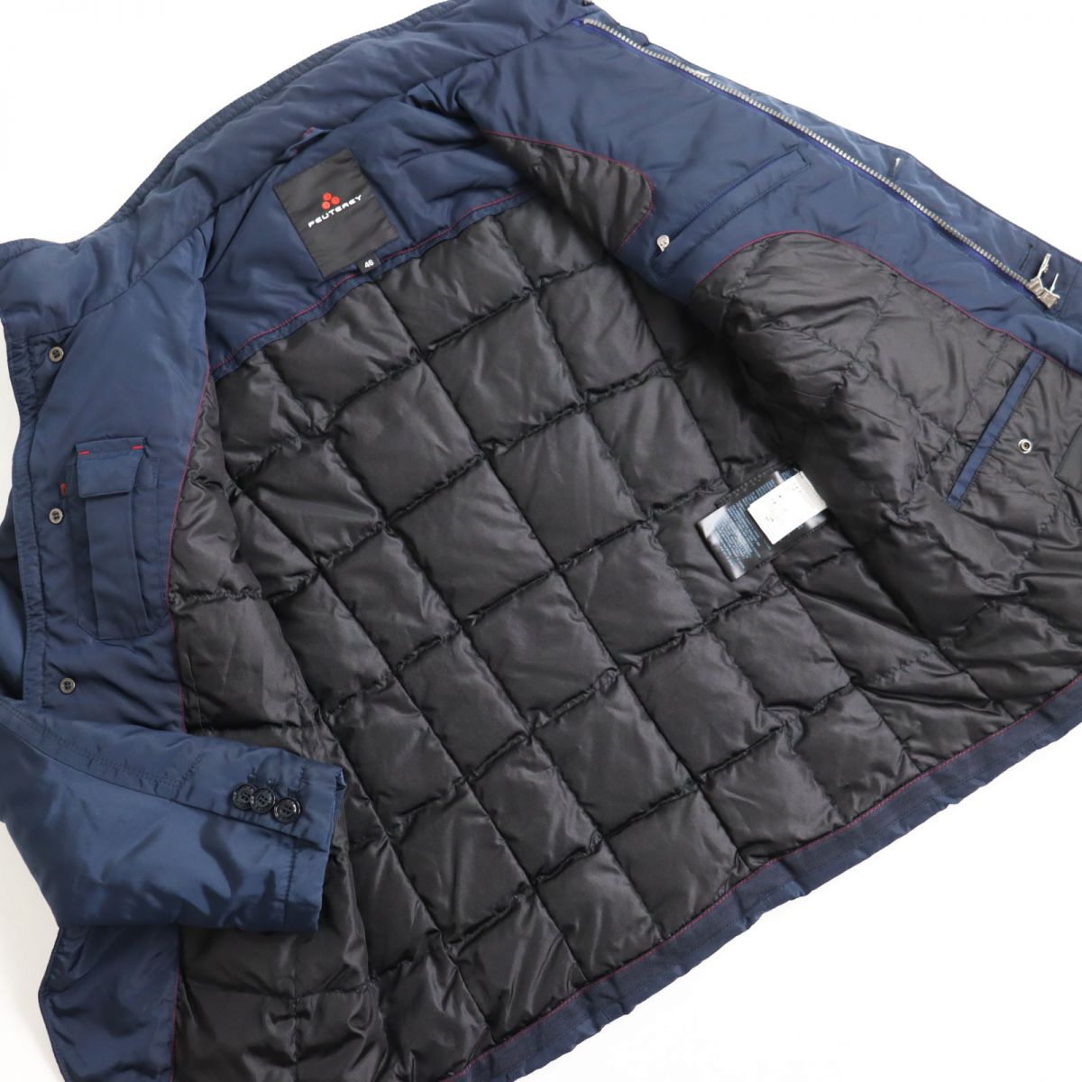 PEUTEREY BENSON Double Zip Down Jacket Blue 46