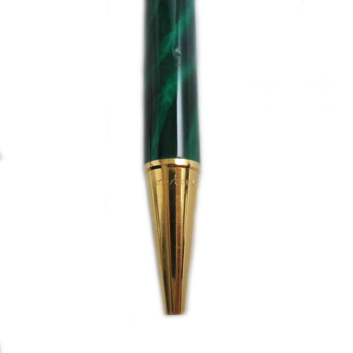 Cartier Trinity Malachite Ballpoint Pen Gold Green