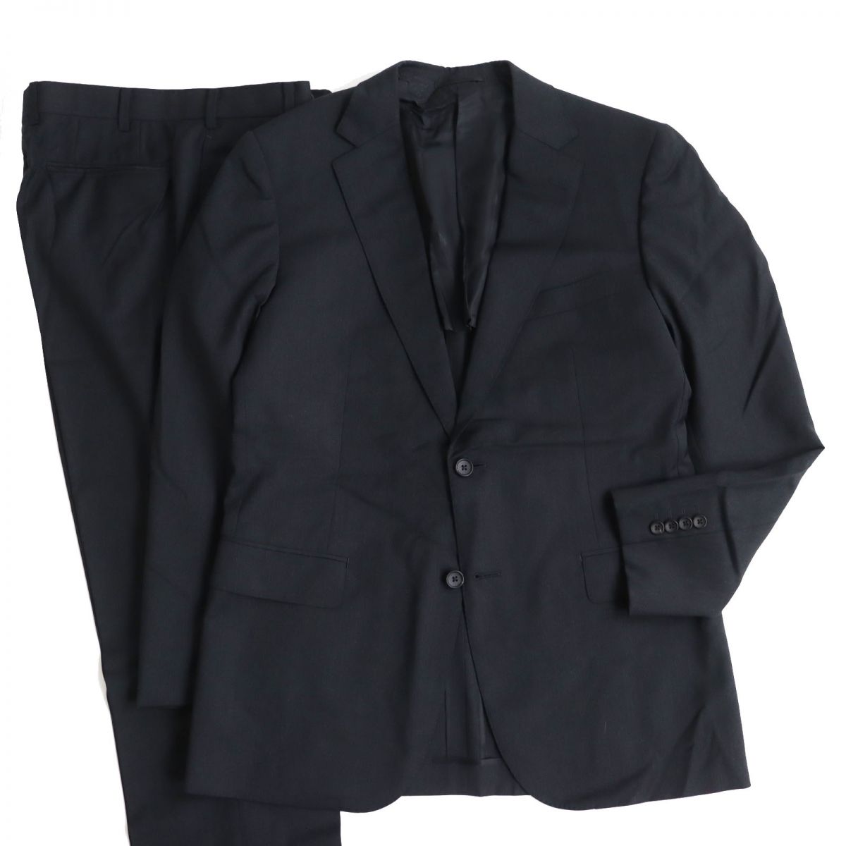 Mackintosh 100% Wool Single Suit Black 40