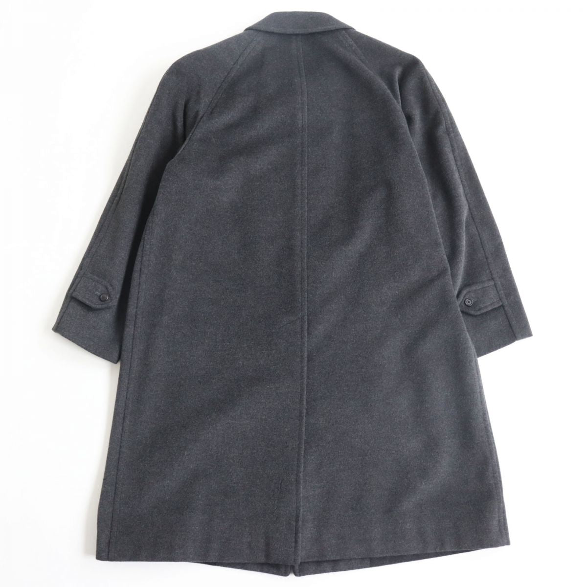 Burberry Cashmere Angora Wool Smock Coat Grey