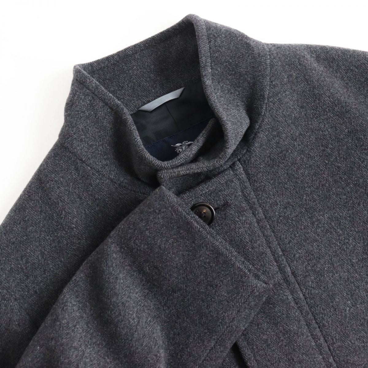 Burberry Wool Angora Long Coat Grey M