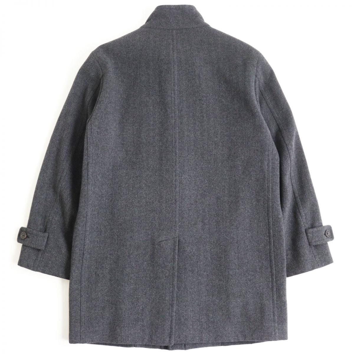 Burberry Wool Angora Long Coat Grey M