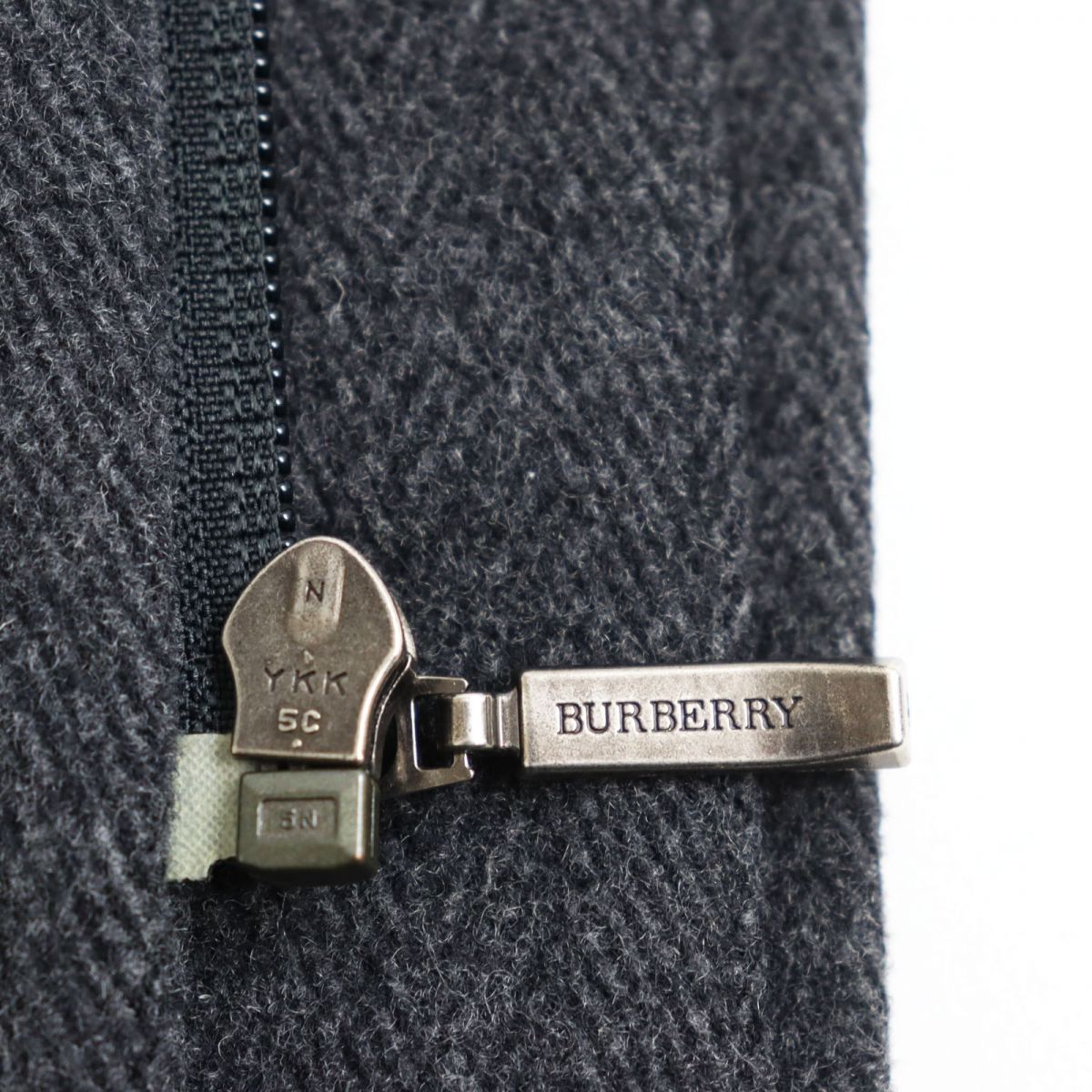 Burberry Wool Angora Long Coat Grey M