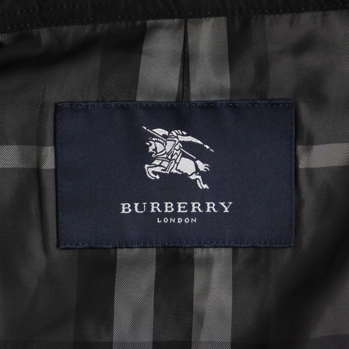 Burberry London Checked Hooded Coat Black M