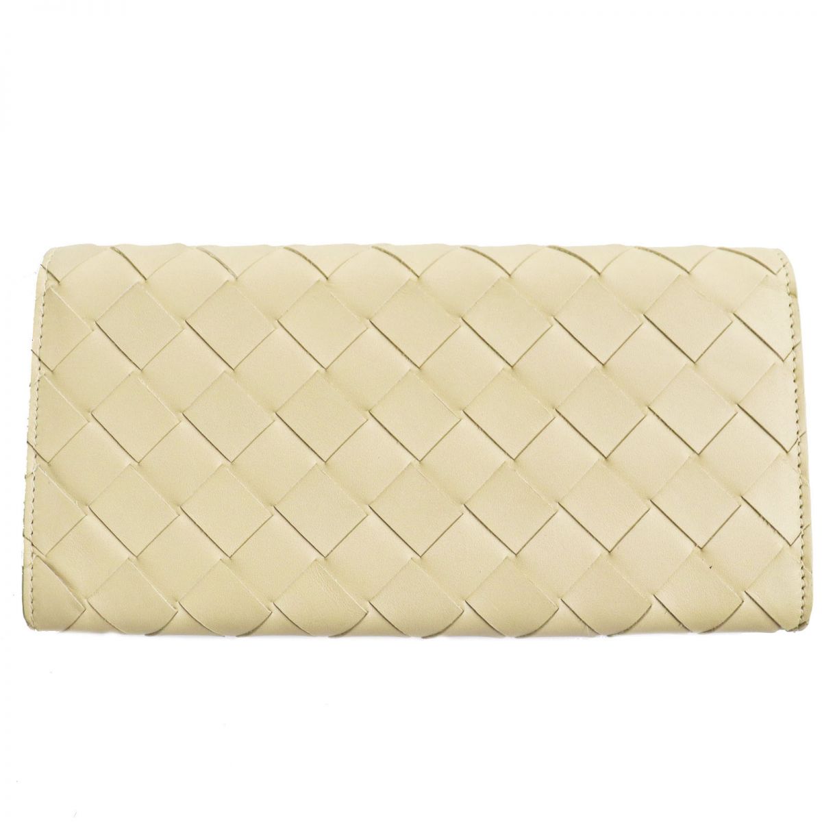 Bottega Veneta Leather Flap Wallet 666953