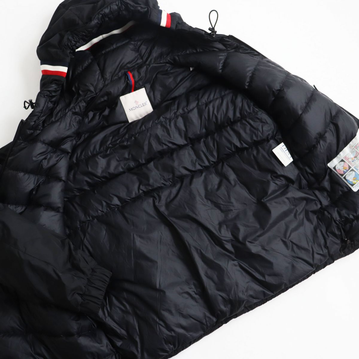 Moncler MELAMPYRE Tricolor Hooded Down Jacket