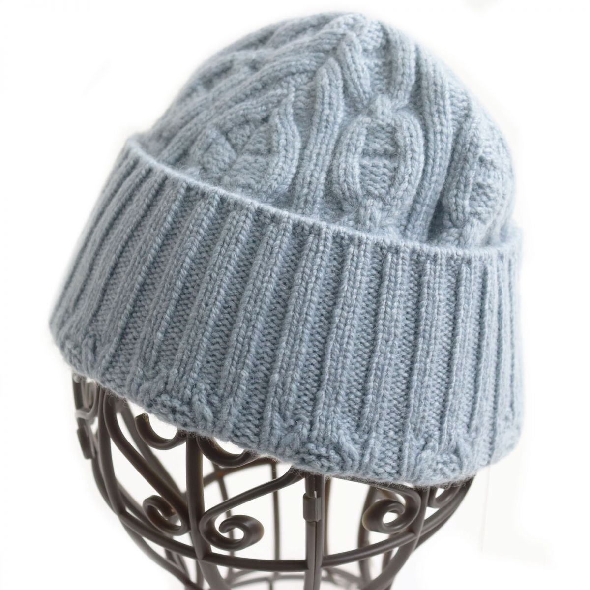 Hermes Cashmere Cable Knit Hat M