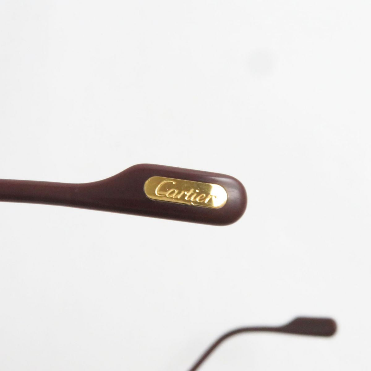 Cartier Maillon Panthere Glasses Gold Bordeaux