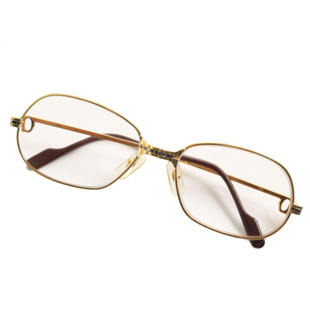 Cartier Maillon Panthere Glasses Gold Bordeaux