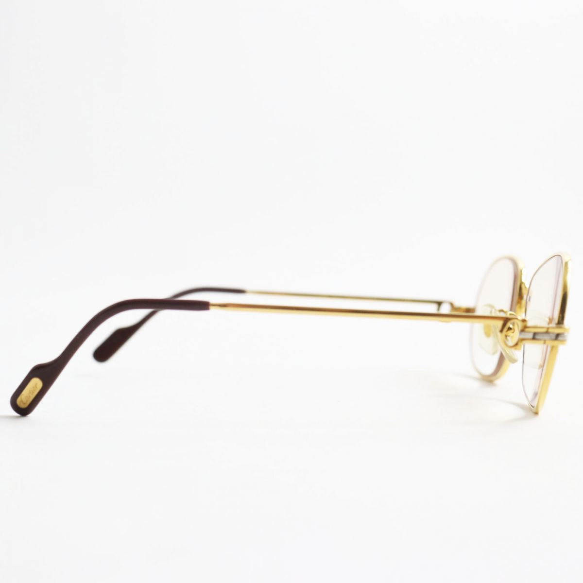 Cartier Maillon Panthere Glasses Gold Bordeaux