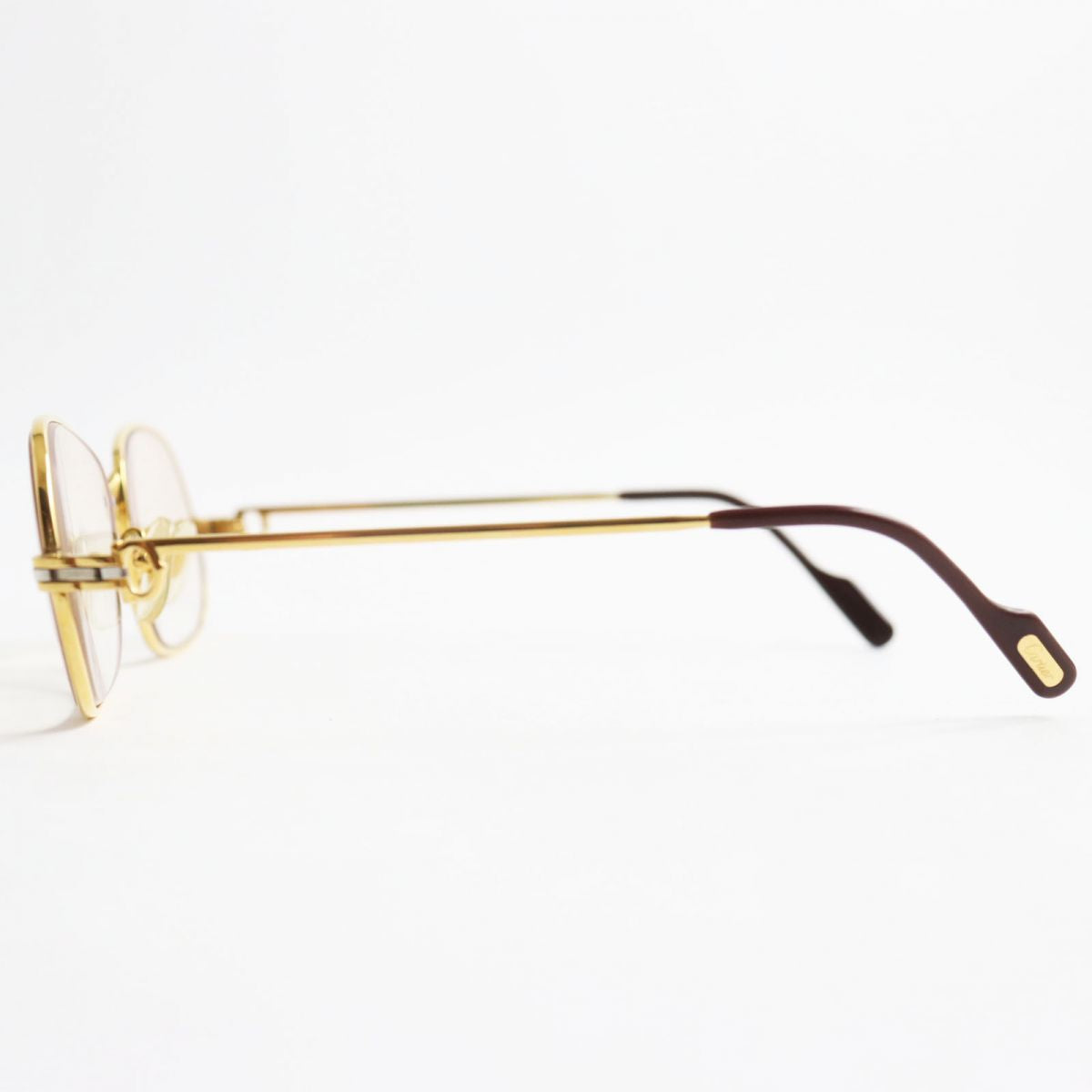 Cartier Maillon Panthere Glasses Gold Bordeaux