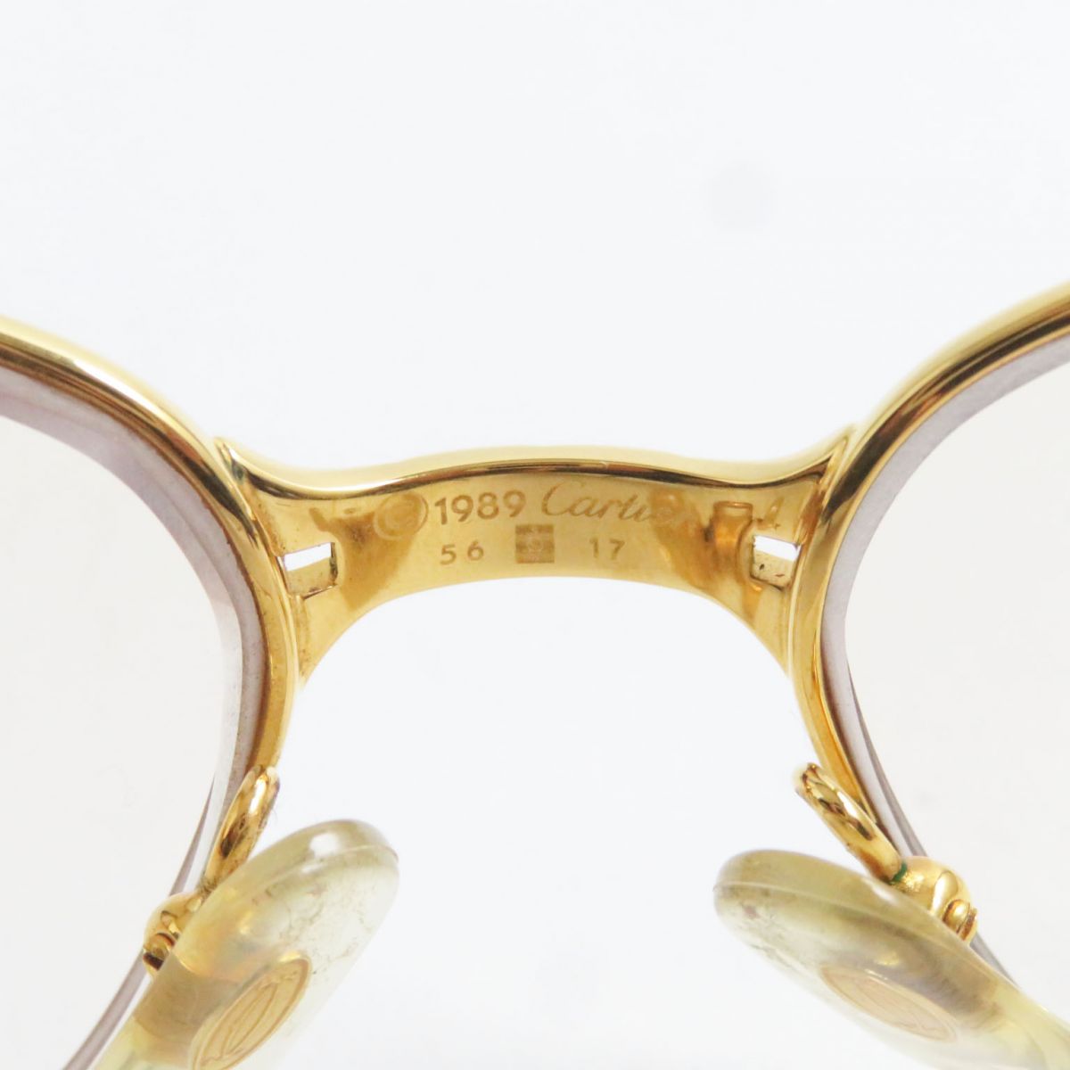 Cartier Maillon Panthere Glasses Gold Bordeaux