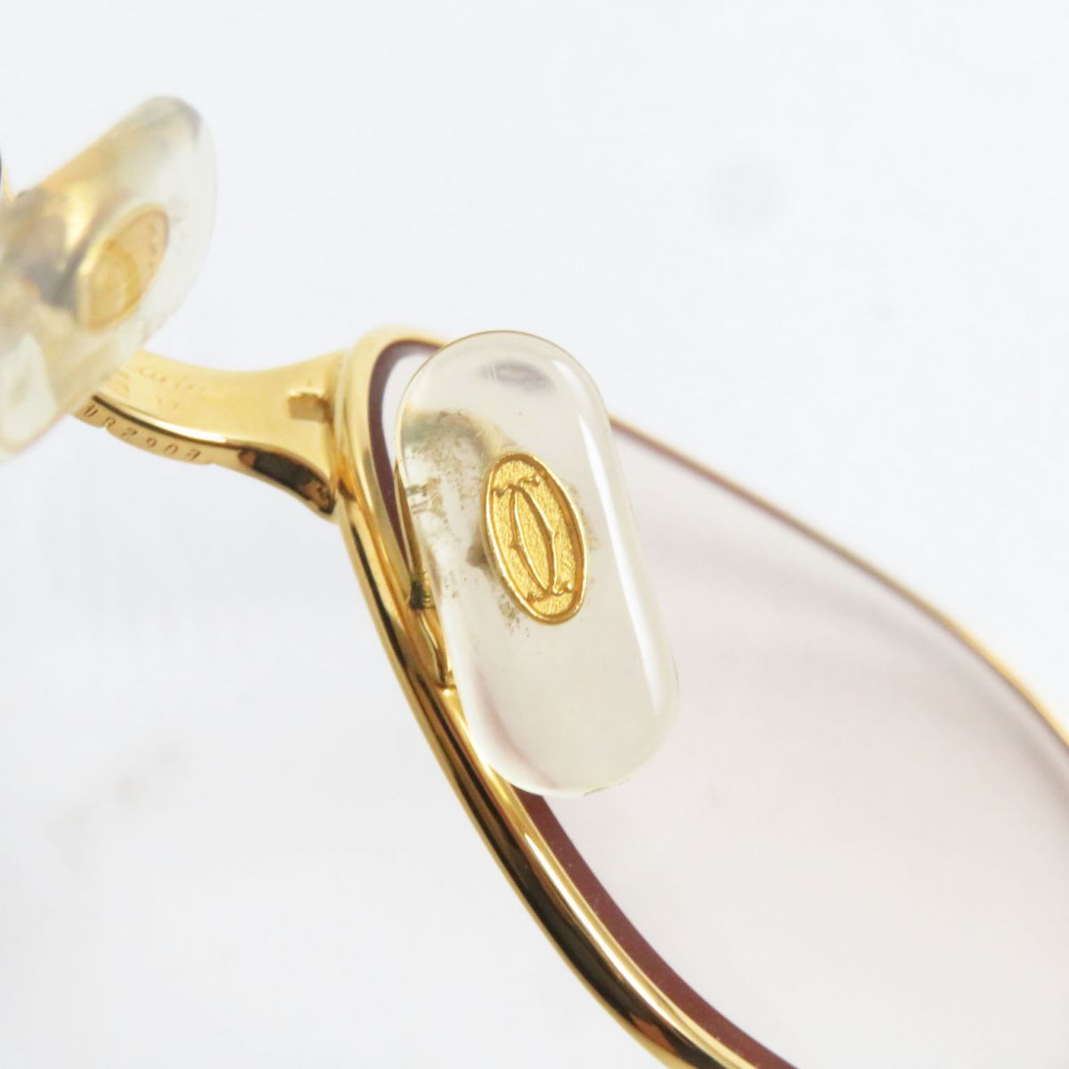 Cartier Maillon Panthere Glasses Gold Bordeaux