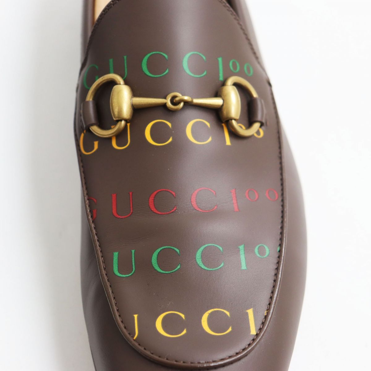 Gucci Horsebit Loafers Leather Shoes Brown