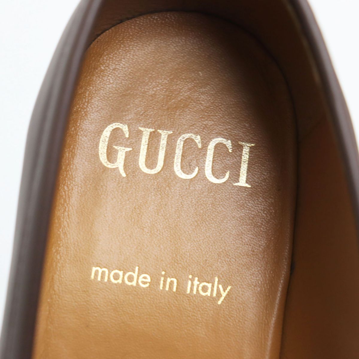 Gucci Horsebit Loafers Leather Shoes Brown