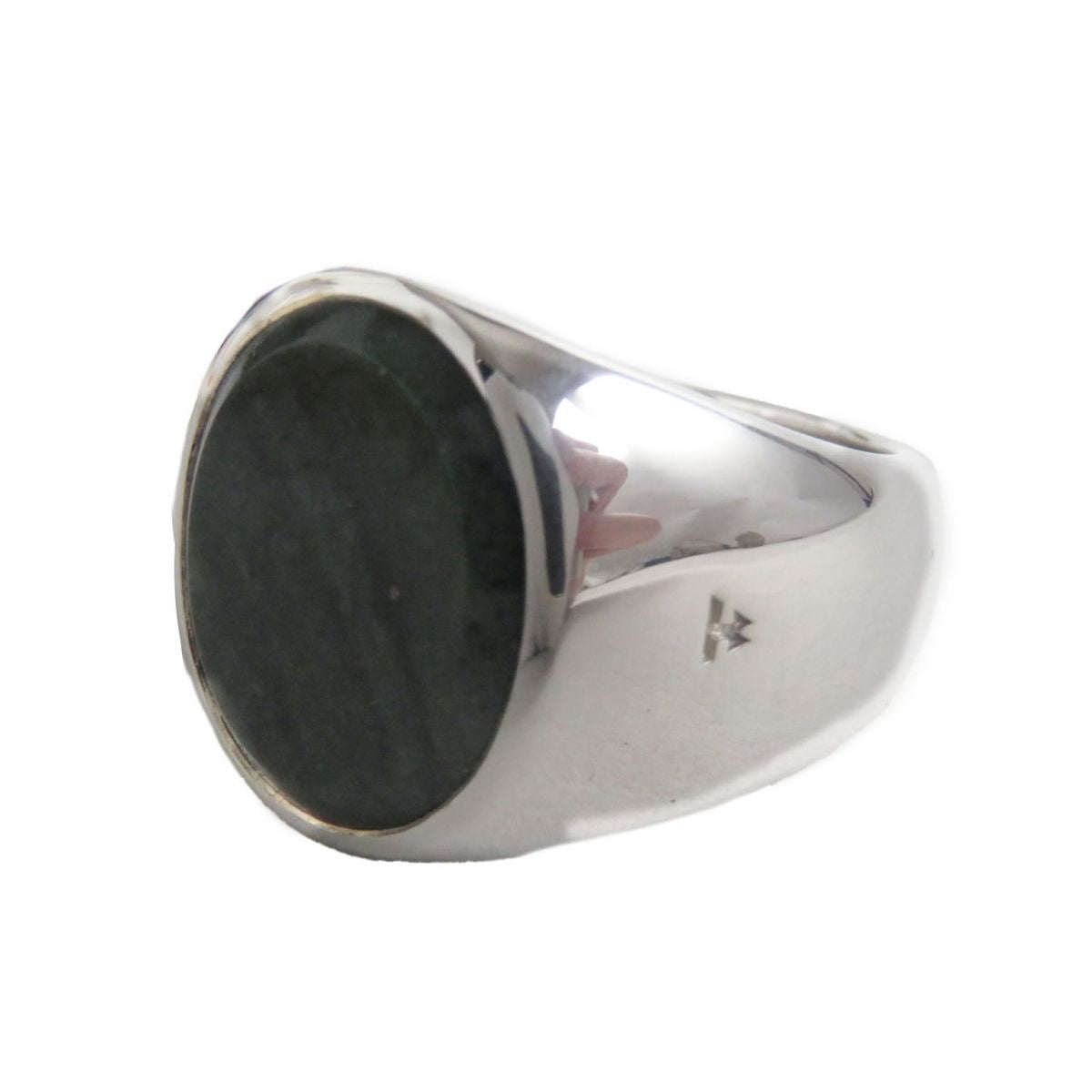 Tom Wood Green Marble Silver Ring SV925