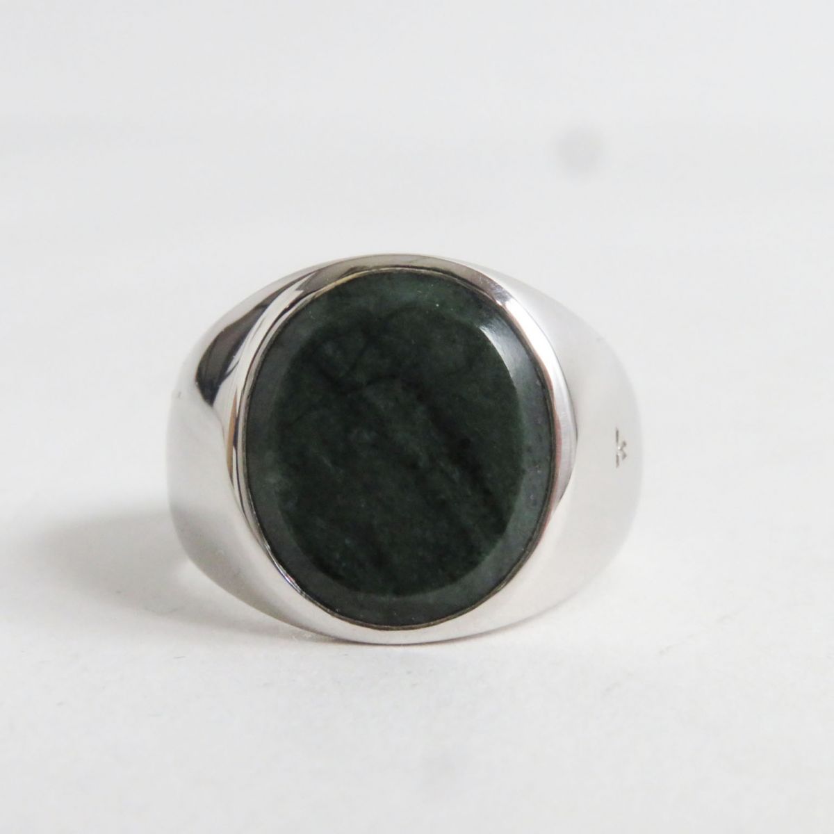 Tom Wood Green Marble Silver Ring SV925