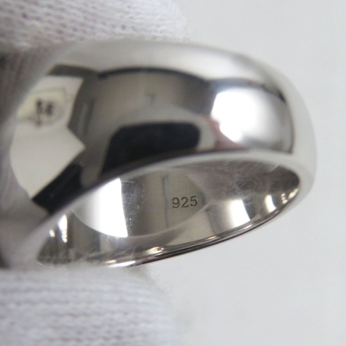 Tom Wood Green Marble Silver Ring SV925