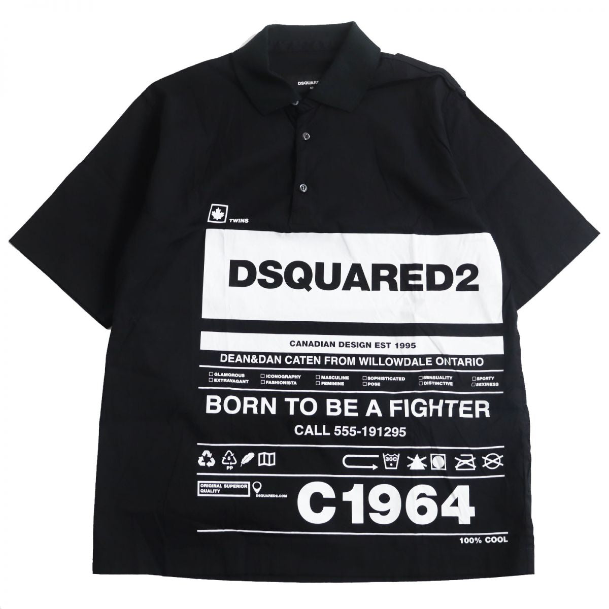 DSQUARED2 S74DM0390 Short Sleeve Pullover Shirt