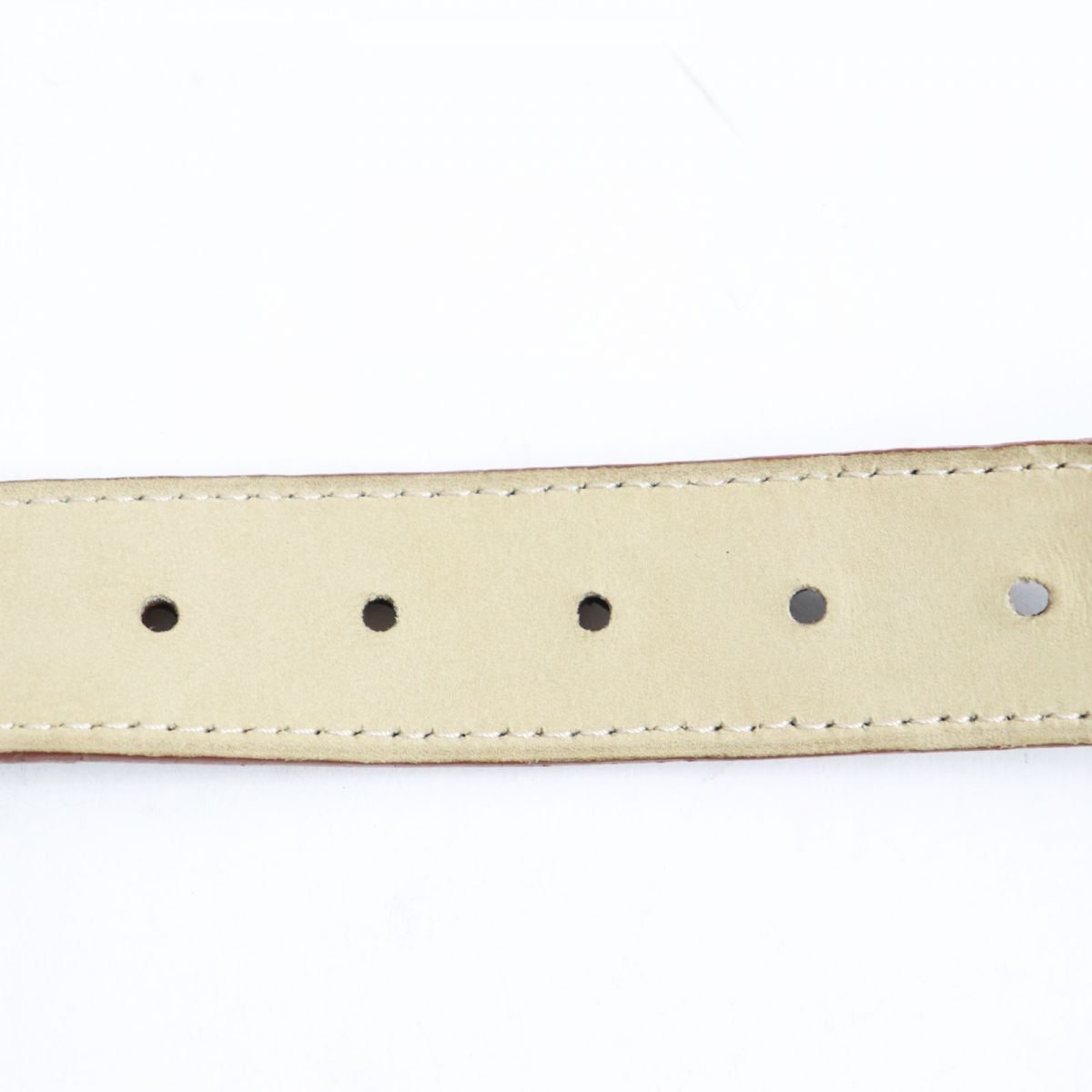 JOHN LOBB Crocodile Leather Pin Buckle Belt