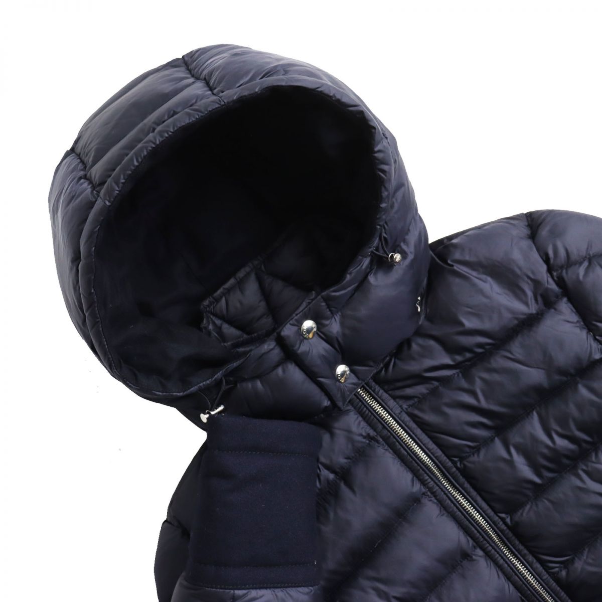 Moncler RIOM Rion Hooded Down Jacket Navy