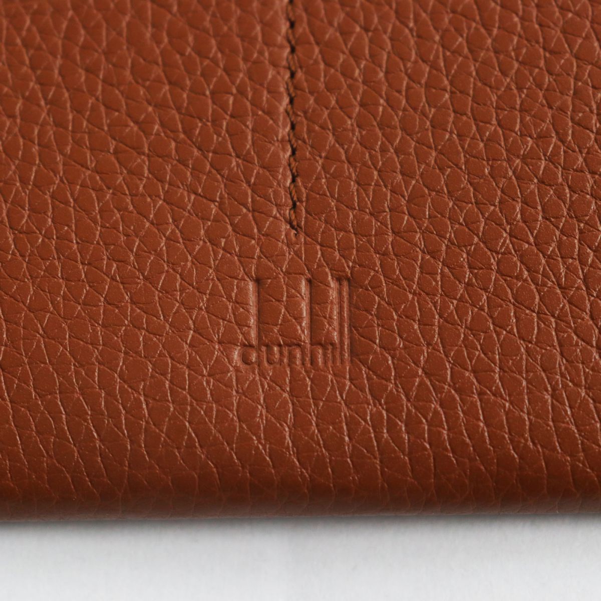 Dunhill Leather Bifold Long Wallet Light Brown