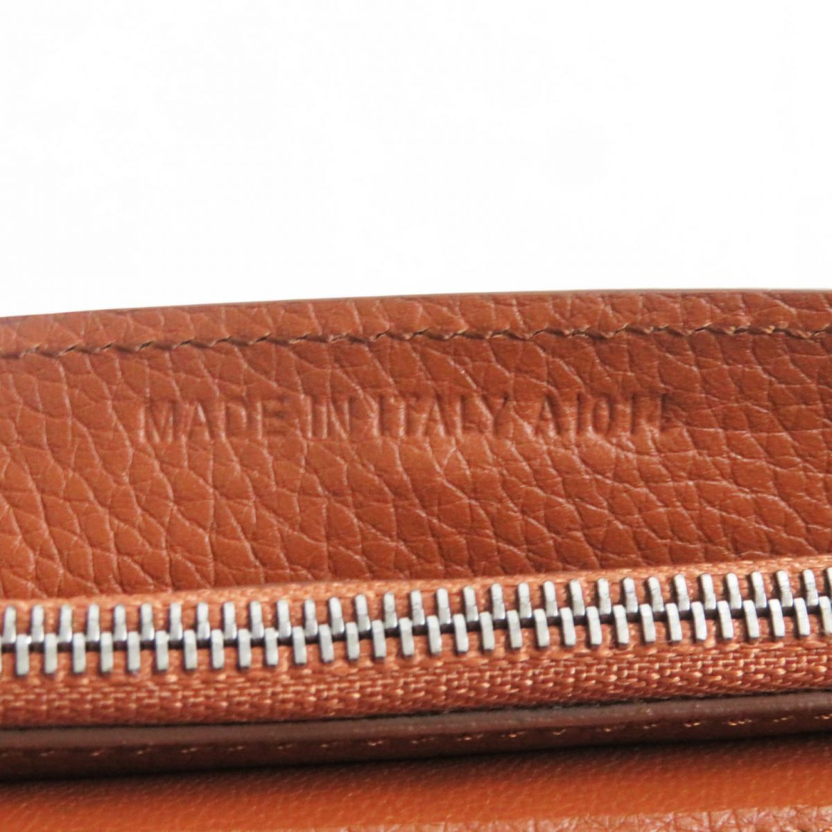 Dunhill Leather Bifold Long Wallet Light Brown