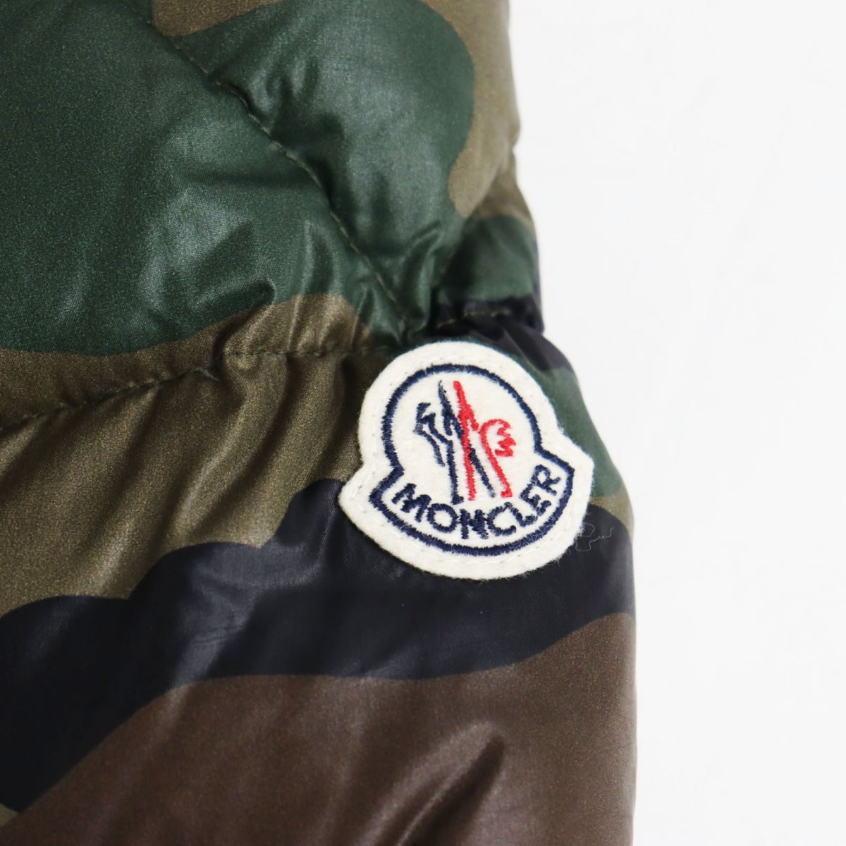 Moncler BLIER Camouflage Hooded Down Jacket