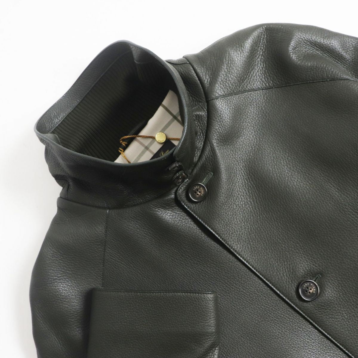 Loro Piana Deerskin Rain System Leather Coat XL