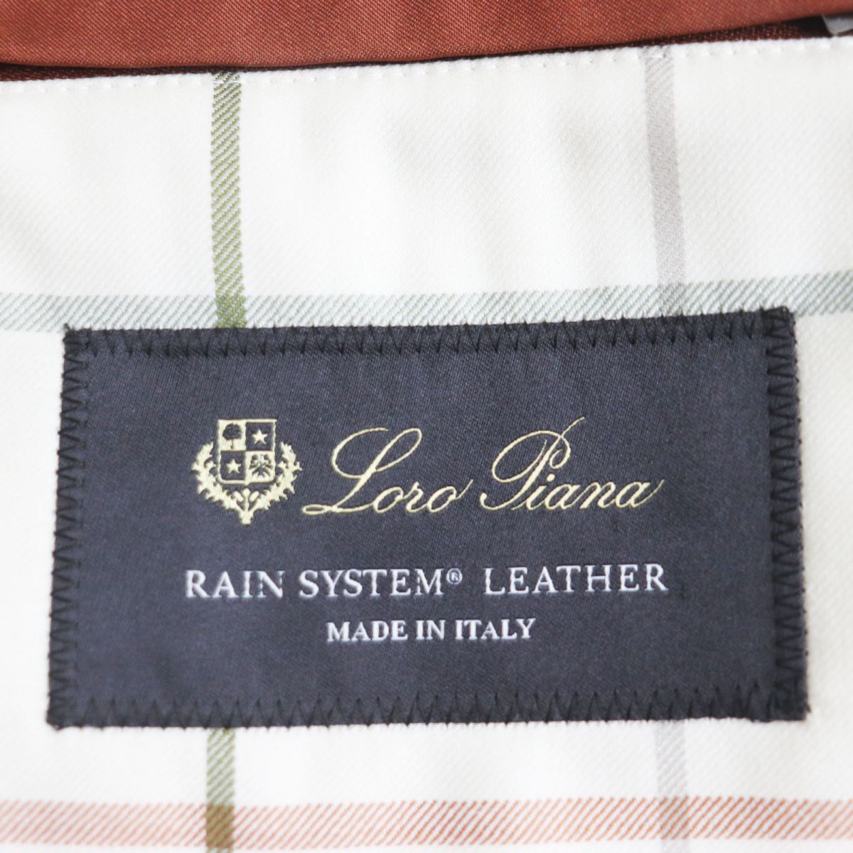 Loro Piana Deerskin Rain System Leather Coat XL