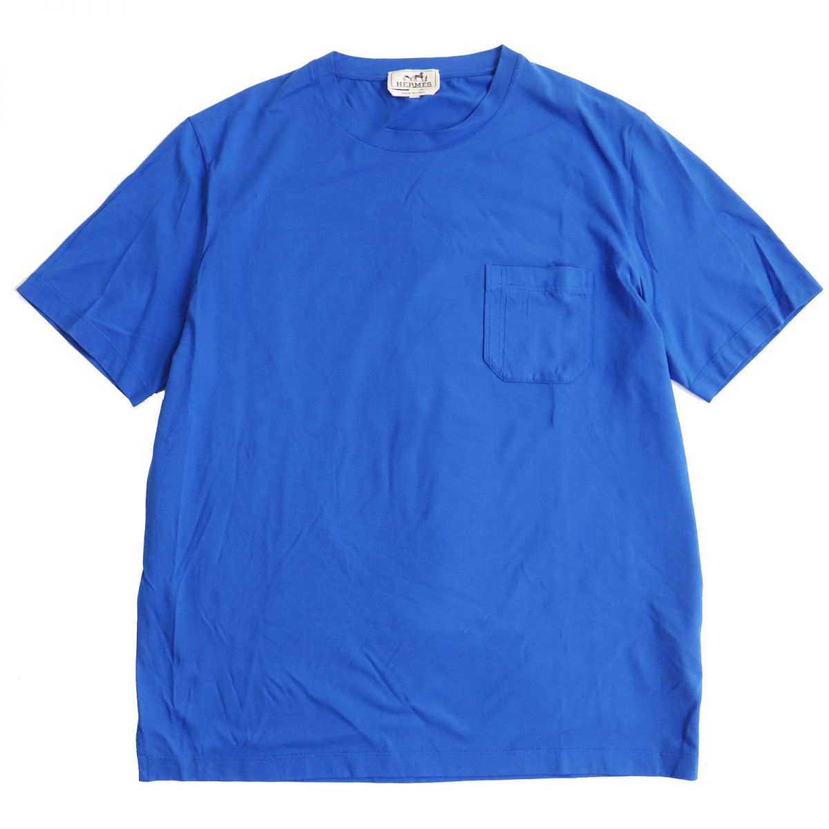 Hermes XL Crew Neck T-Shirt Blue