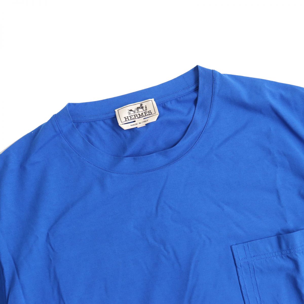 Hermes XL Crew Neck T-Shirt Blue