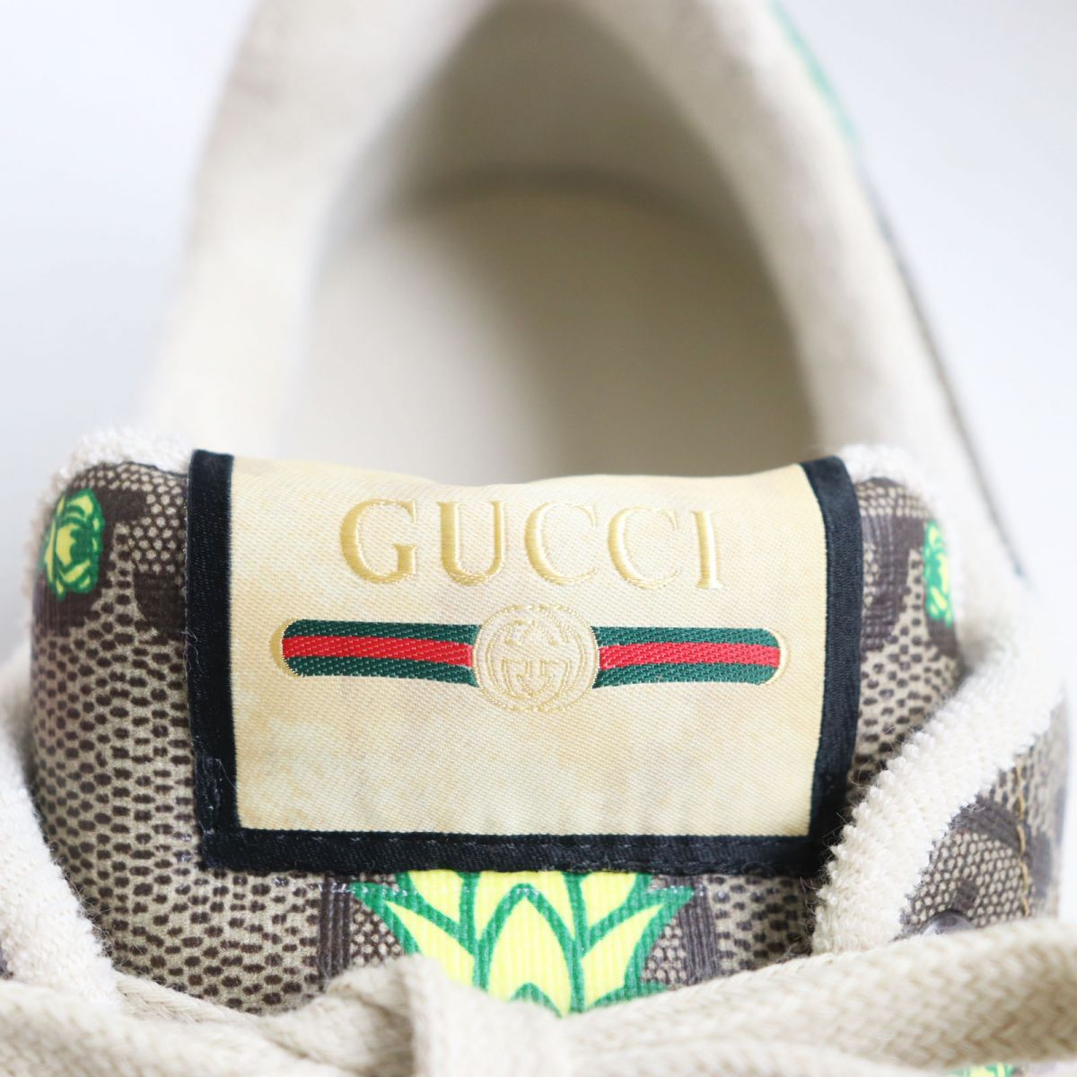 Gucci GG Supreme Maxi Pineapple Rose Sneakers