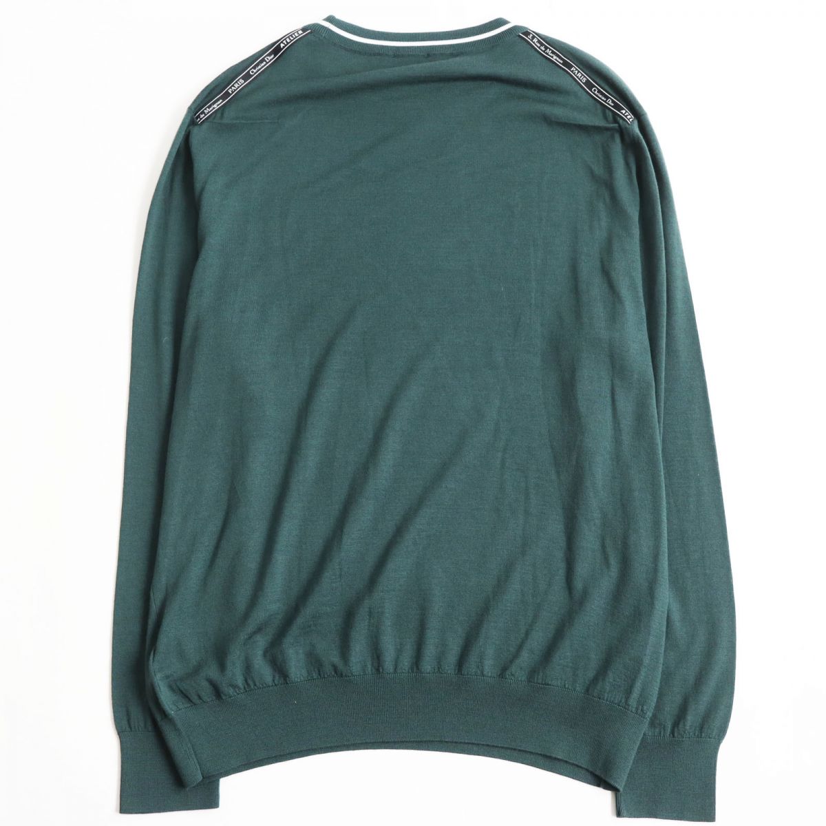 Dior Bee Embroidery Knit Sweater XXL Green