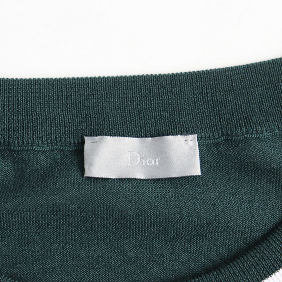 Dior Bee Embroidery Knit Sweater XXL Green