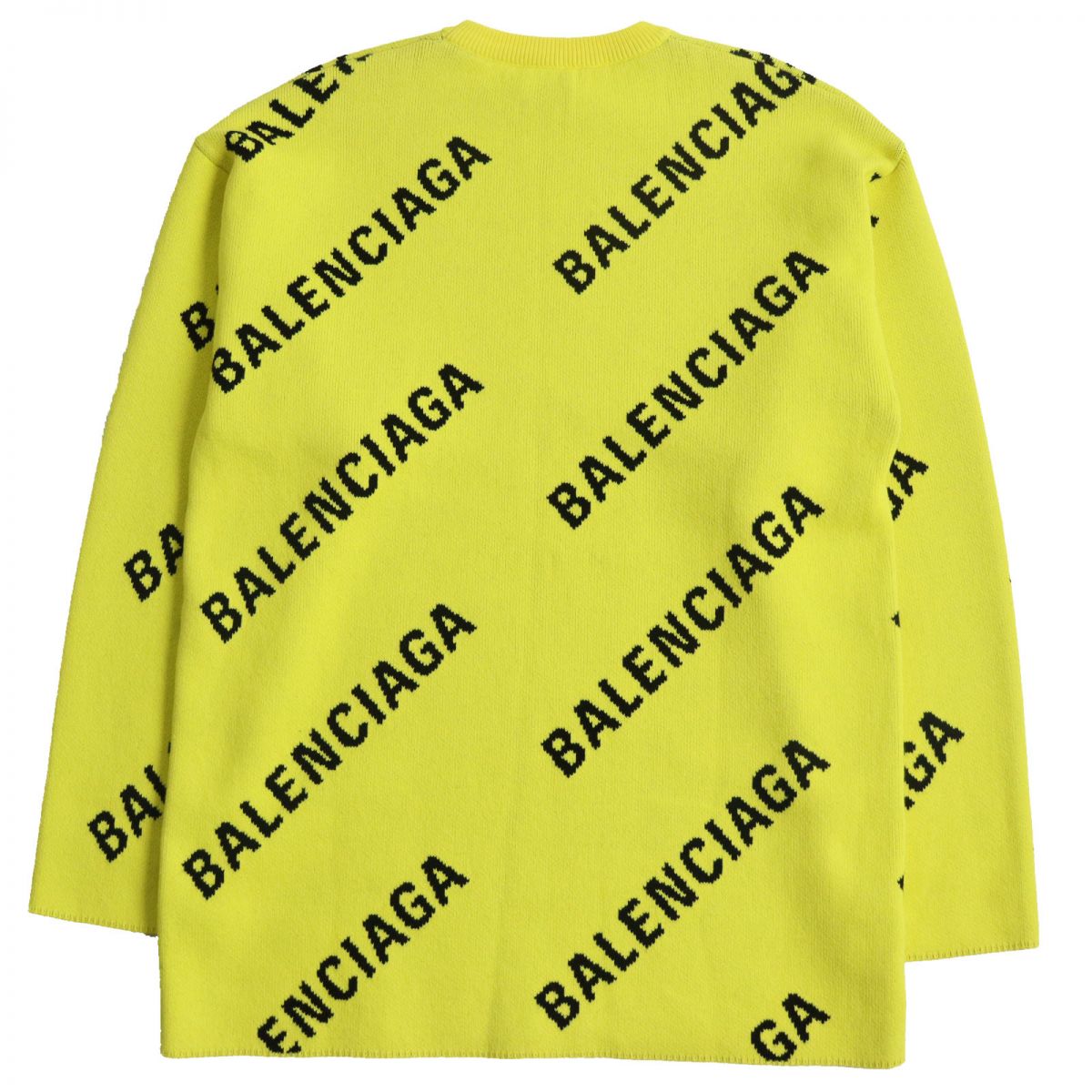 Balenciaga Jacquard Logo Knit Sweater XS