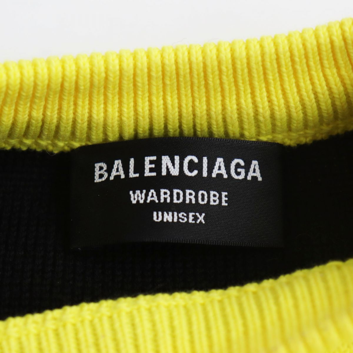 Balenciaga Jacquard Logo Knit Sweater XS