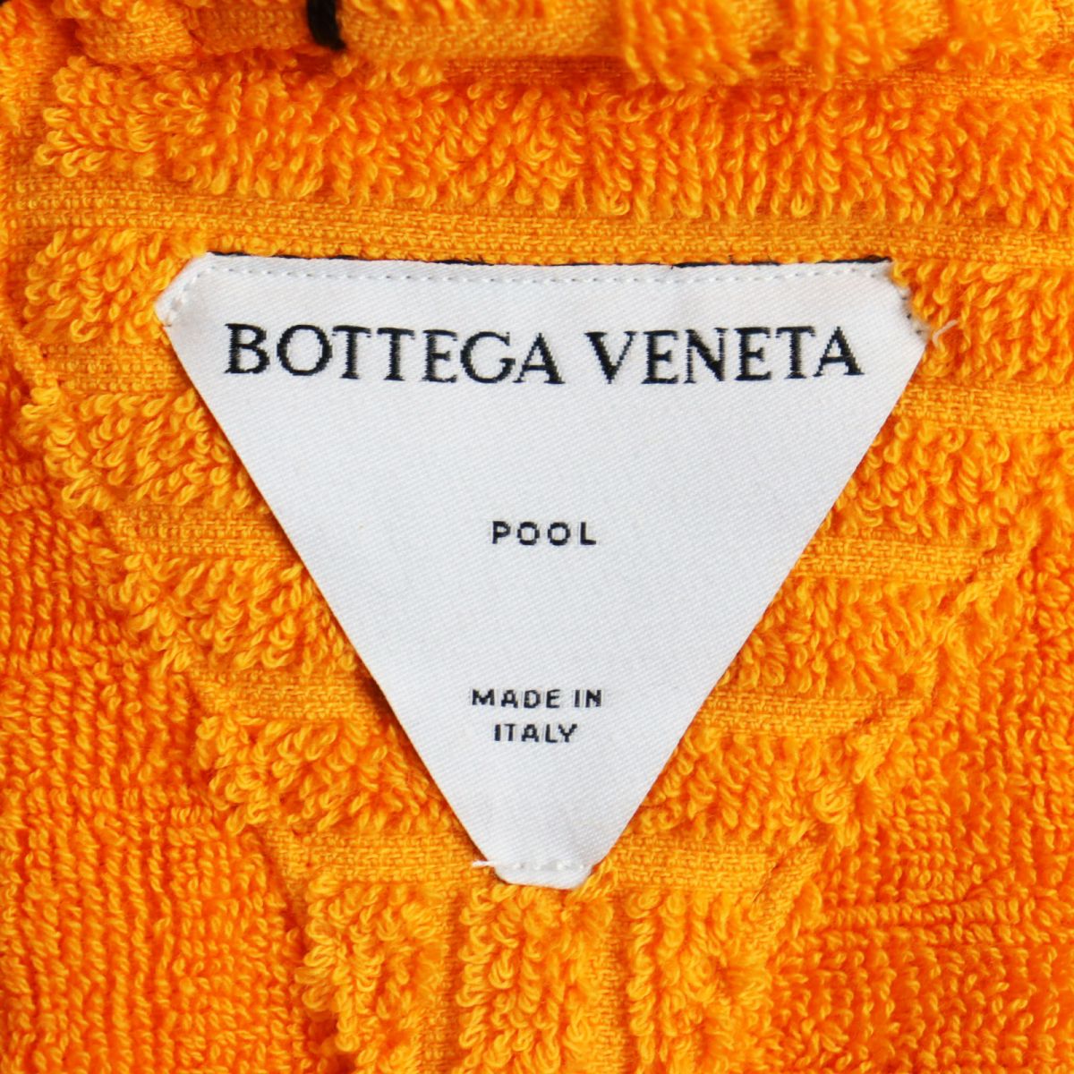 Bottega Veneta Cotton Terry Bathrobe Orange M