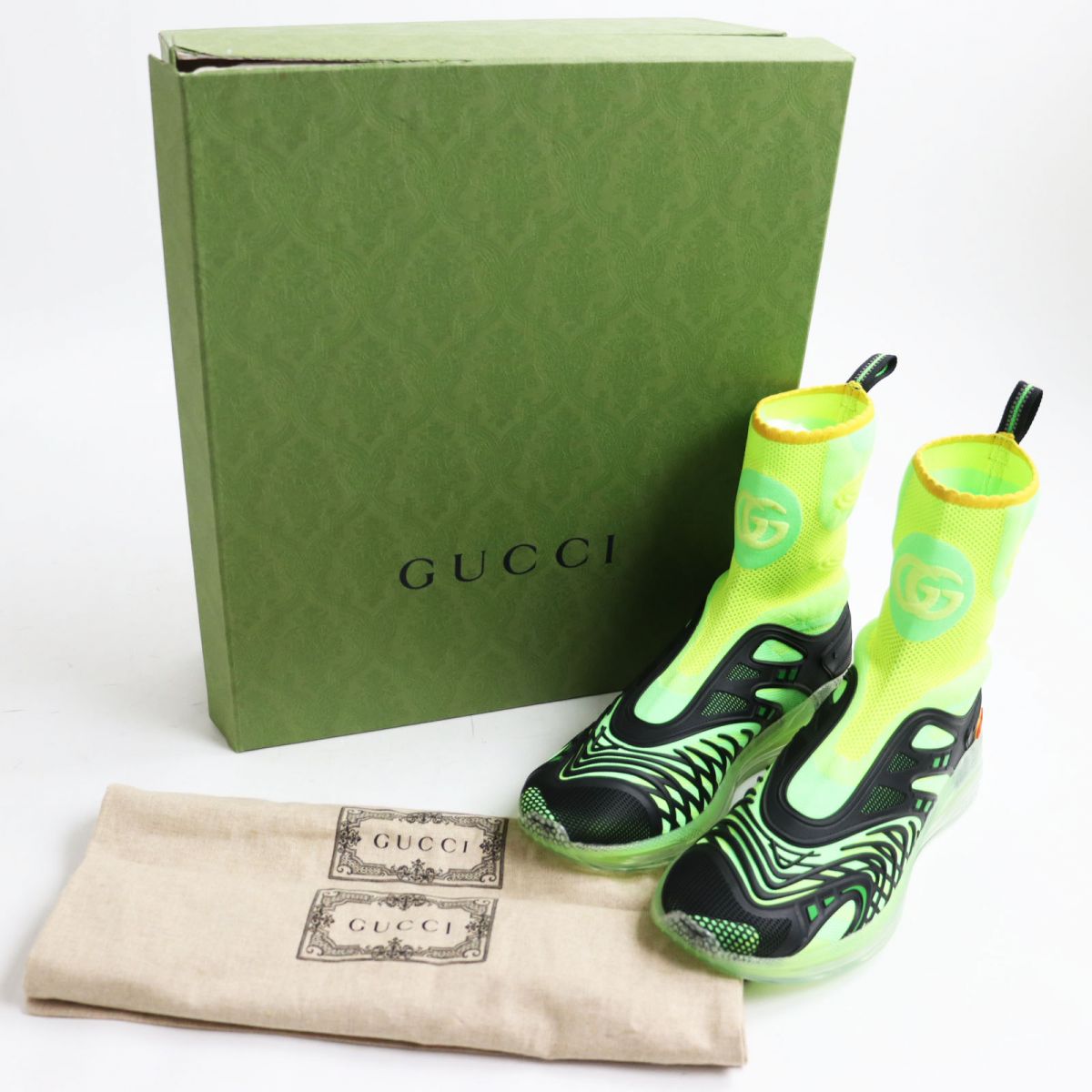 Gucci Ultrapace R Knit High-Top Sneakers