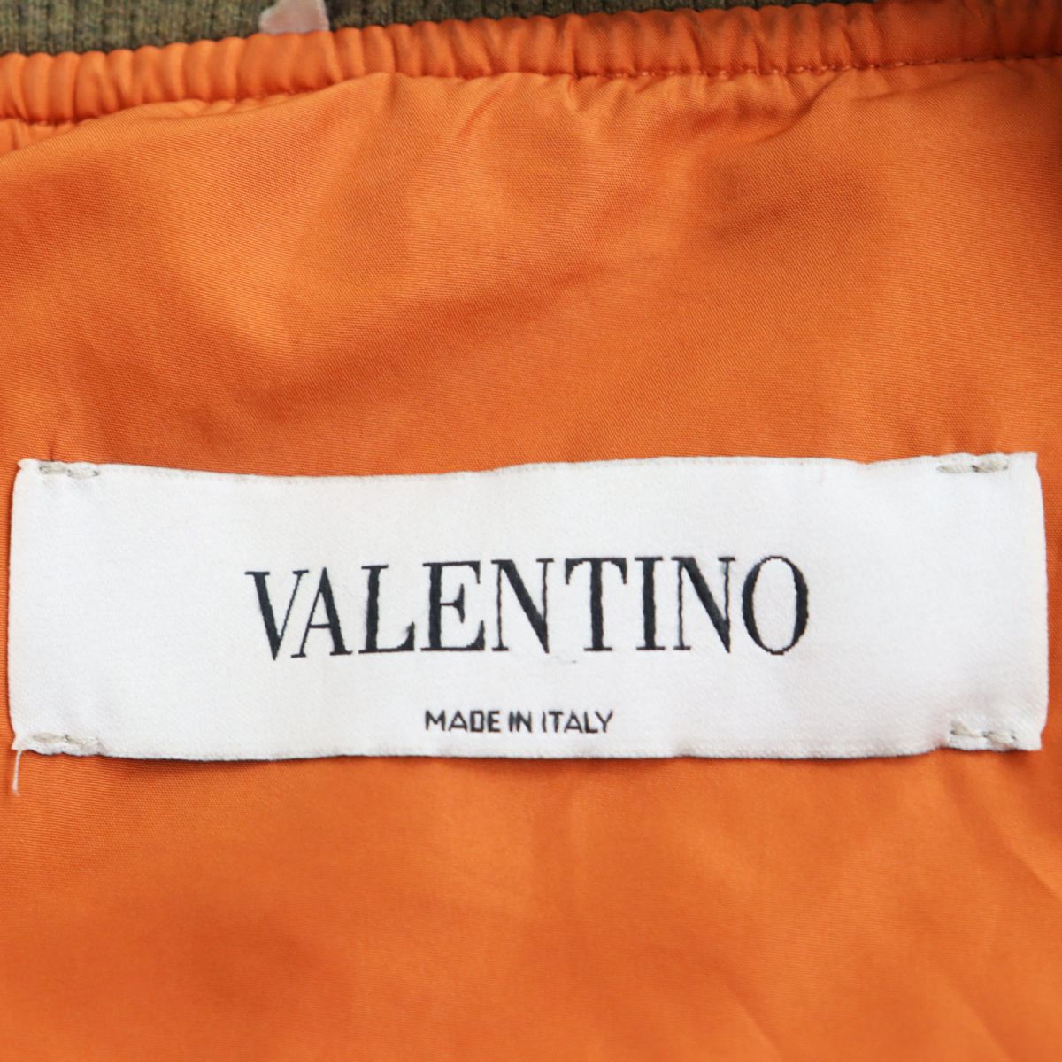 Valentino x Jamie Reid Patch Bomber Jacket MA-1 Khaki