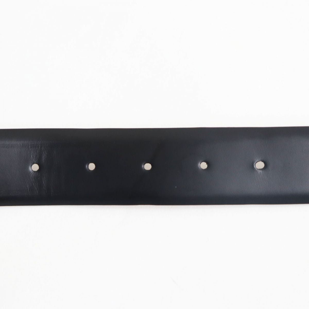 Salvatore Ferragamo SF Logo Leather Belt Black