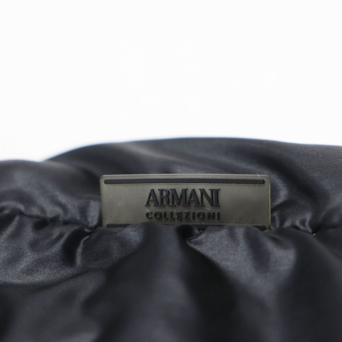 Armani Collezioni Hooded Down Coat, Black, Men's