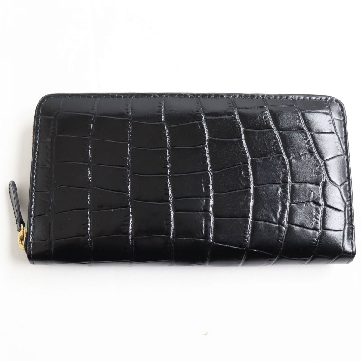 ETTINGER Leather Crocodile Embossed Wallet