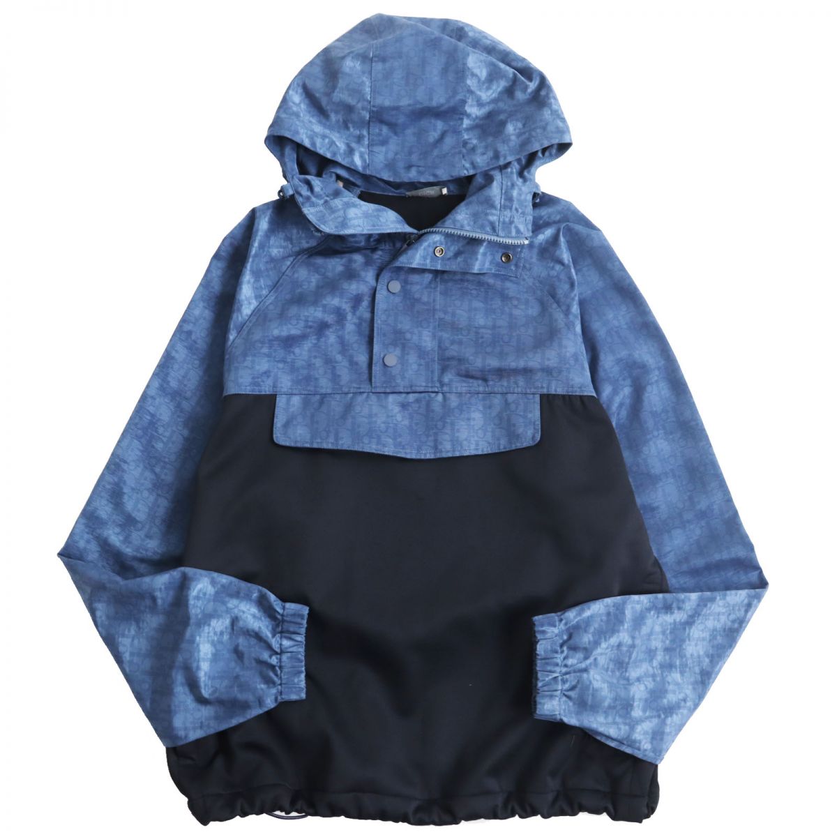 Dior Oblique Pullover Anorak Parka L Blue