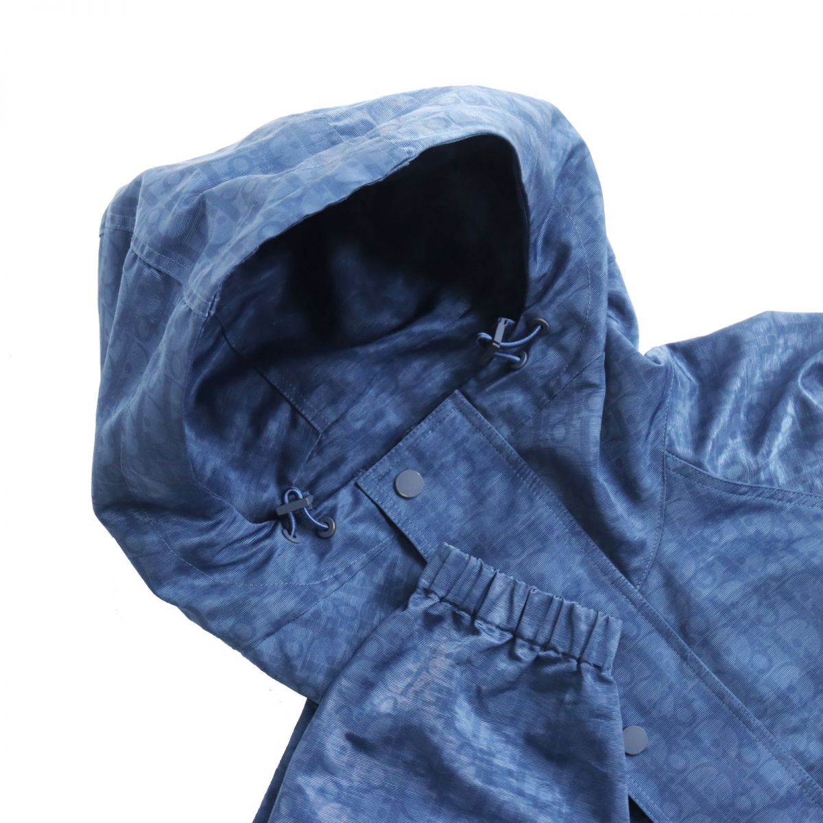 Dior Oblique Pullover Anorak Parka L Blue