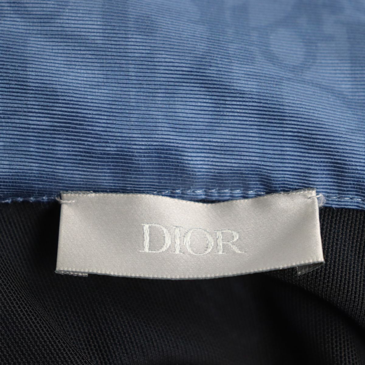 Dior Oblique Pullover Anorak Parka L Blue