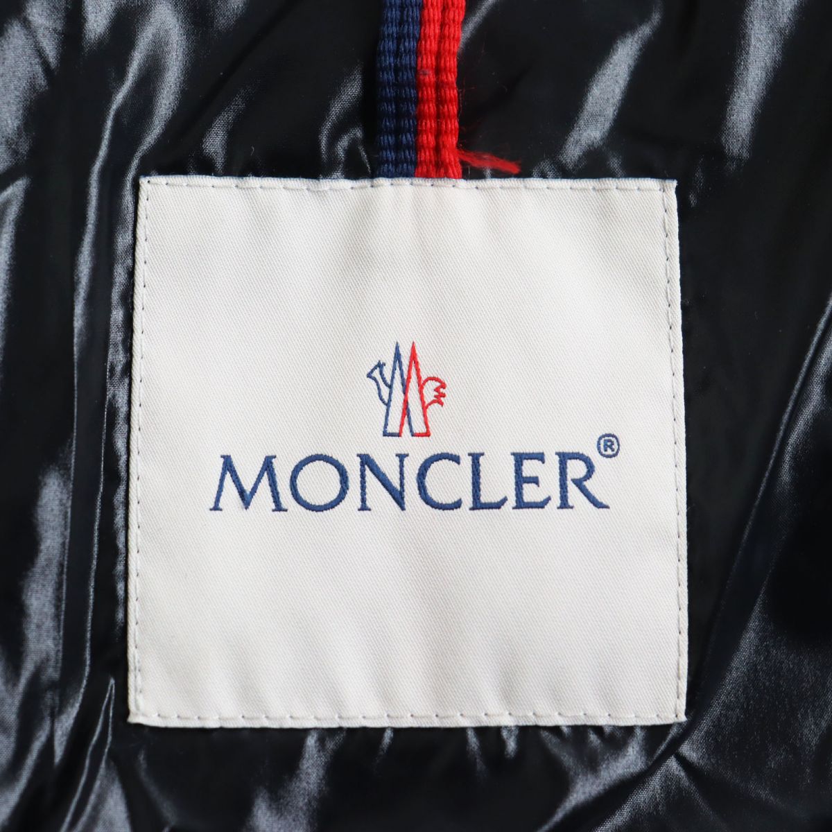 Moncler Herringbone Hooded Down Jacket Grey Black