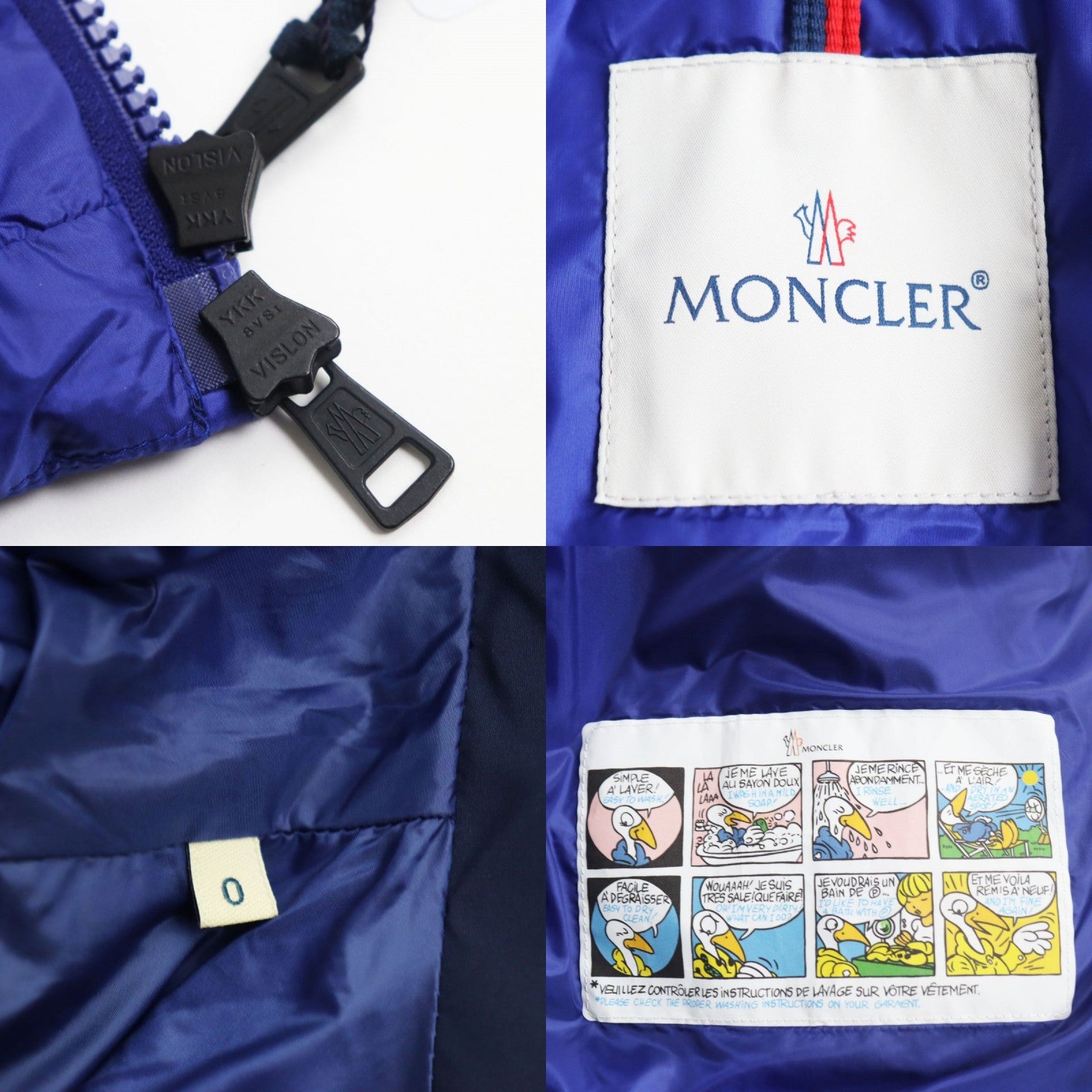 Moncler FAIVELEY Hooded Down Jacket Blue